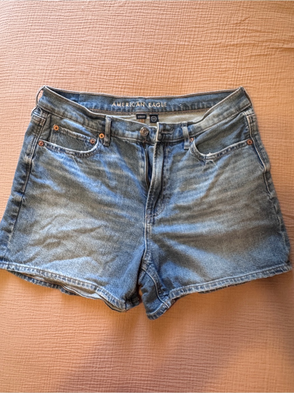 American Eagle Outfitters Denim Jean Shorts in Blue Wash